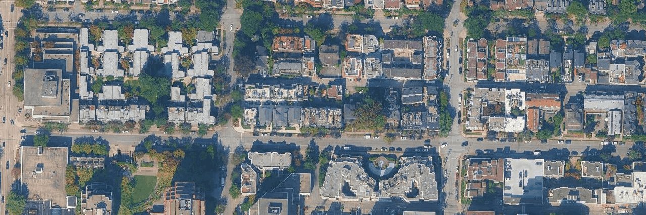 Birch Gardens aerial view