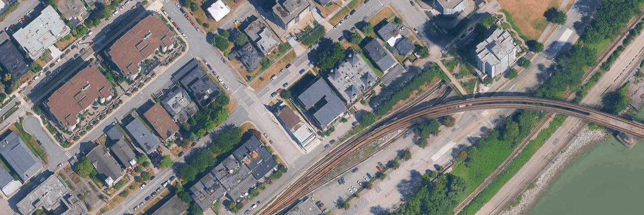 Irving Living aerial view