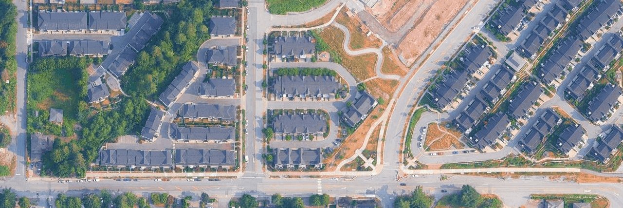 Victoria By Mosaic Homes aerial view