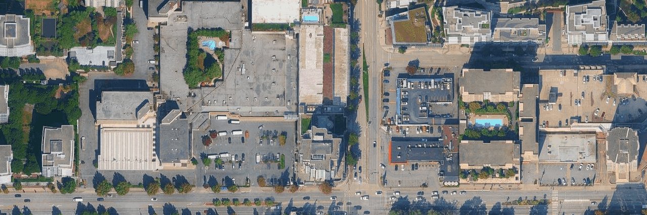 Marriott Hotel aerial view