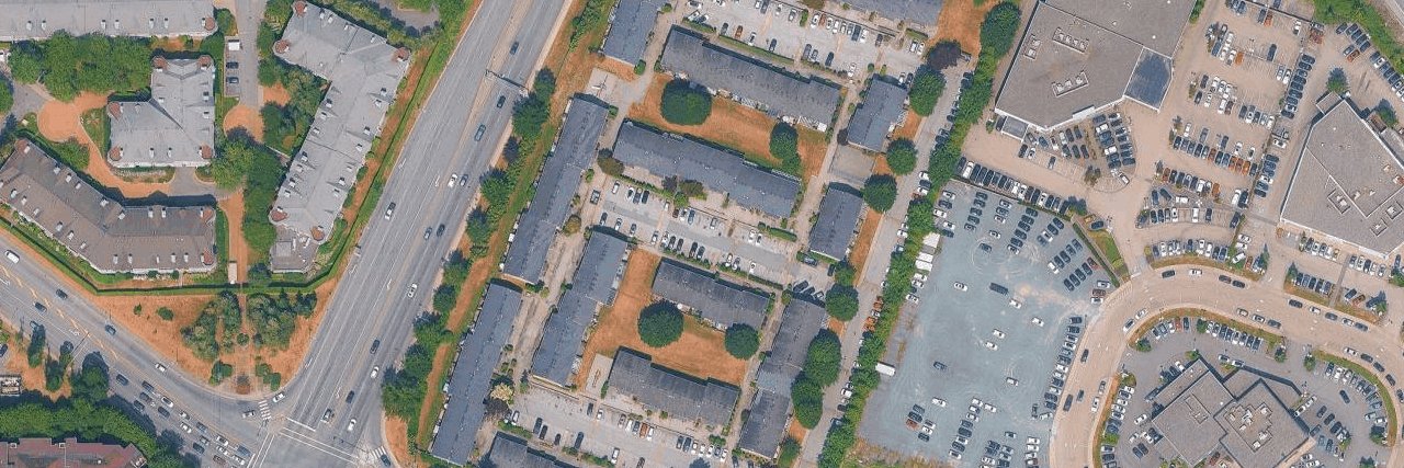 Guildford Close aerial view