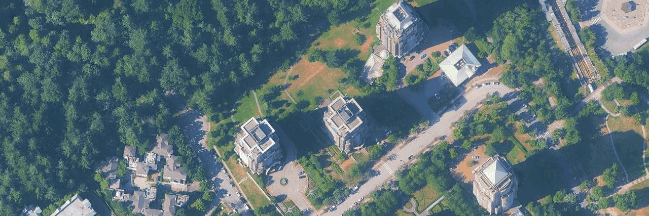 Villa Jardin aerial view