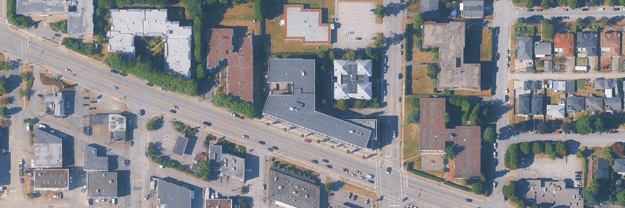 Pixel aerial view