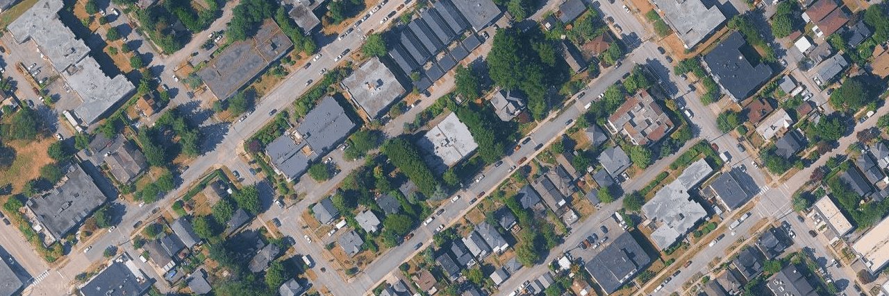 Cornwall Place aerial view