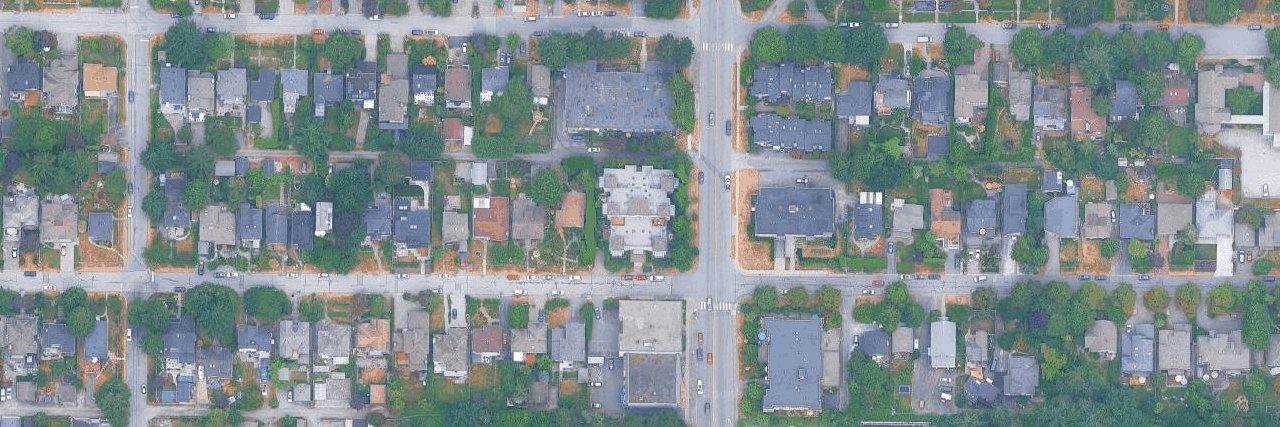 Kings Courts aerial view