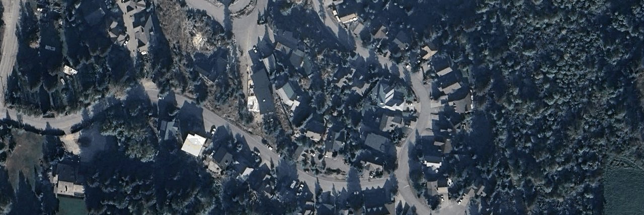 Pemberton Plateau aerial view