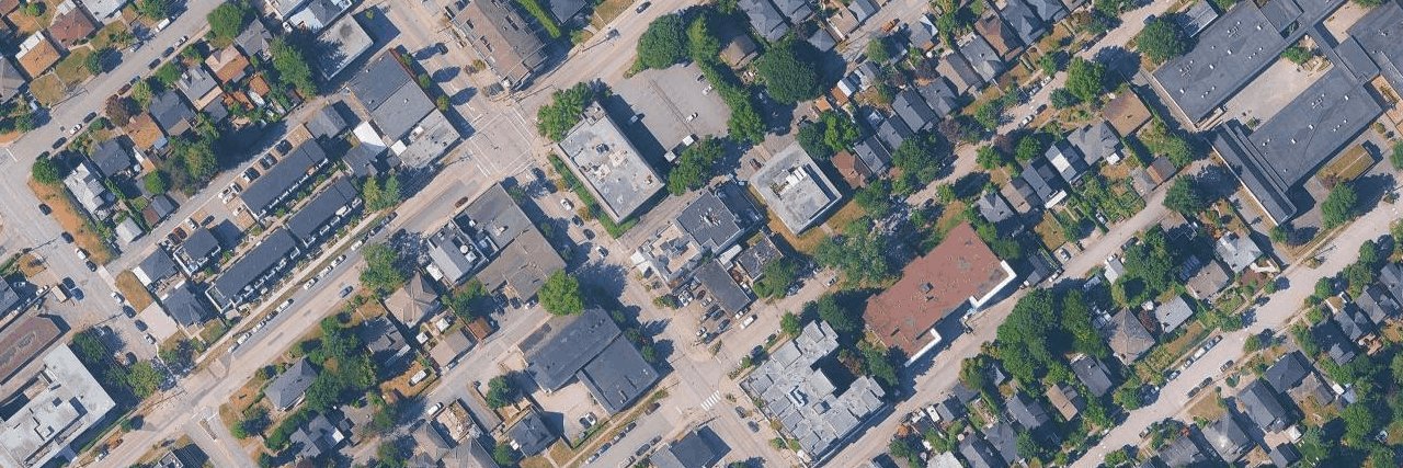 Geordie Place aerial view