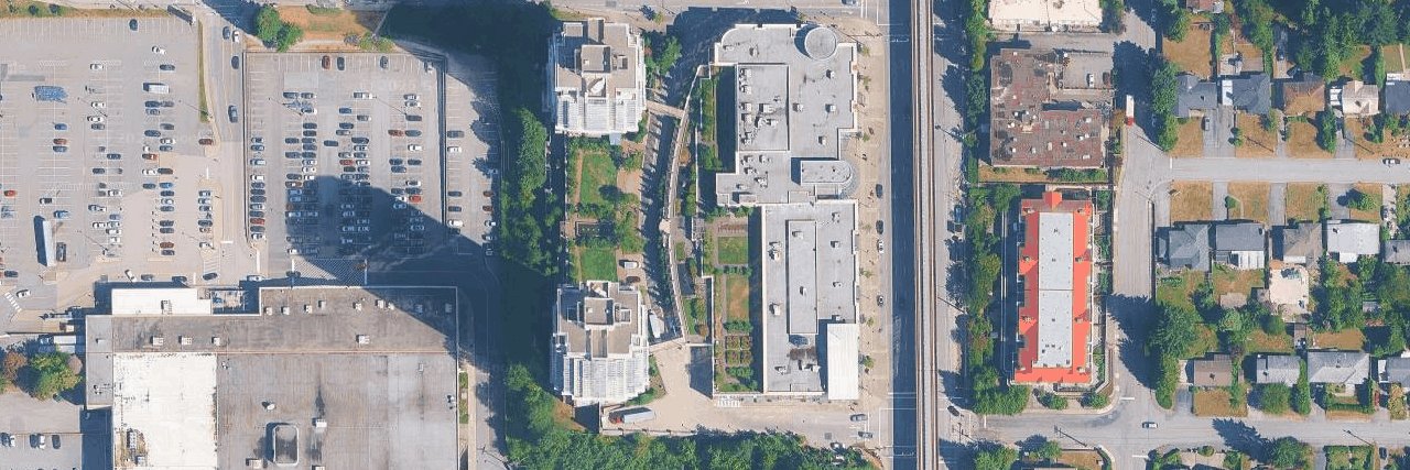 Sillouette aerial view