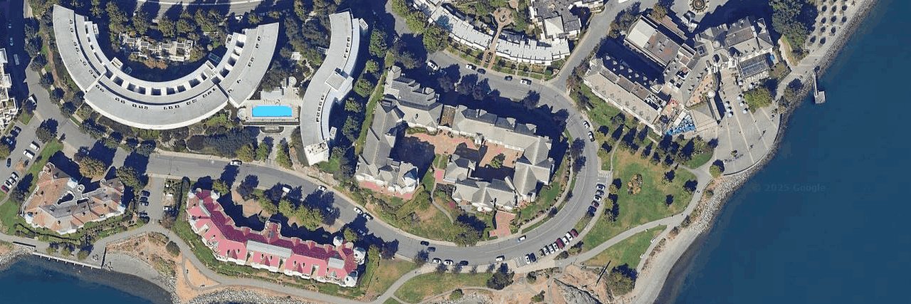Songhees Point aerial view