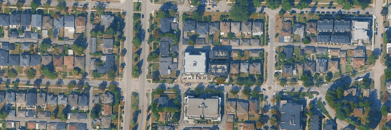 W63 Mansion aerial view