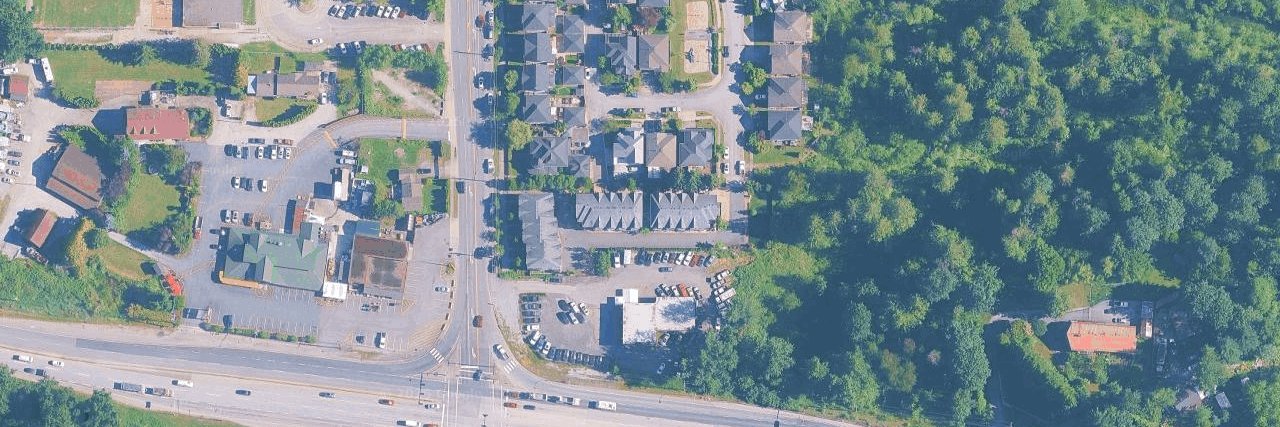 Albion Crossing aerial view