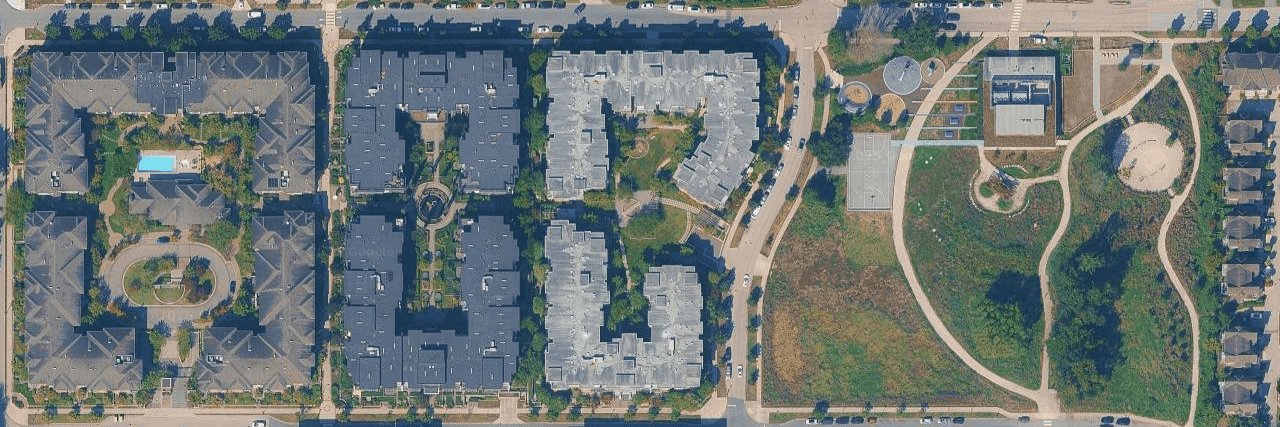 Cambridge Park aerial view