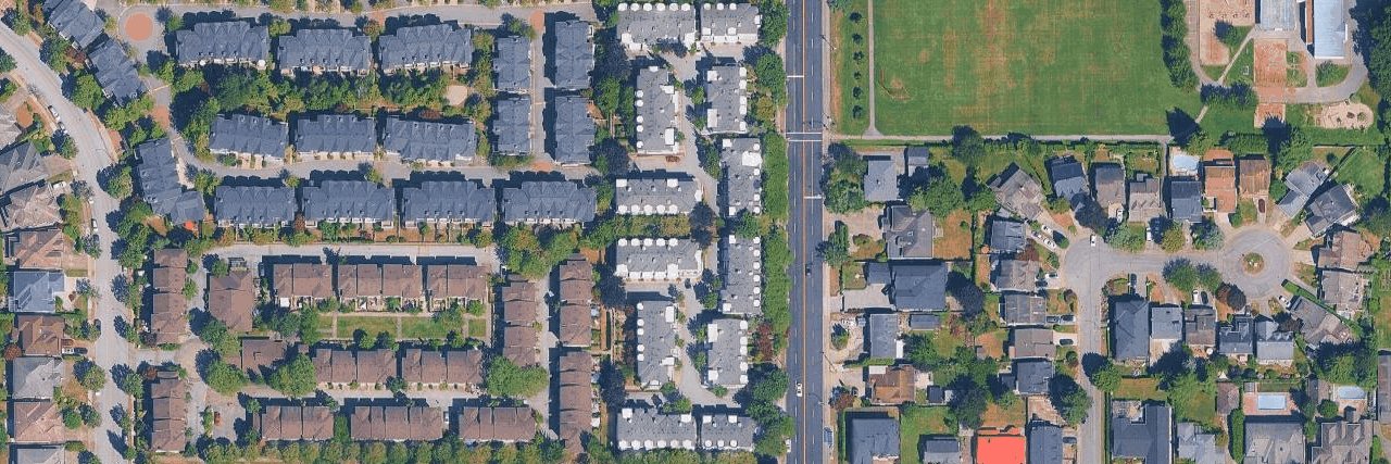 London Mews aerial view