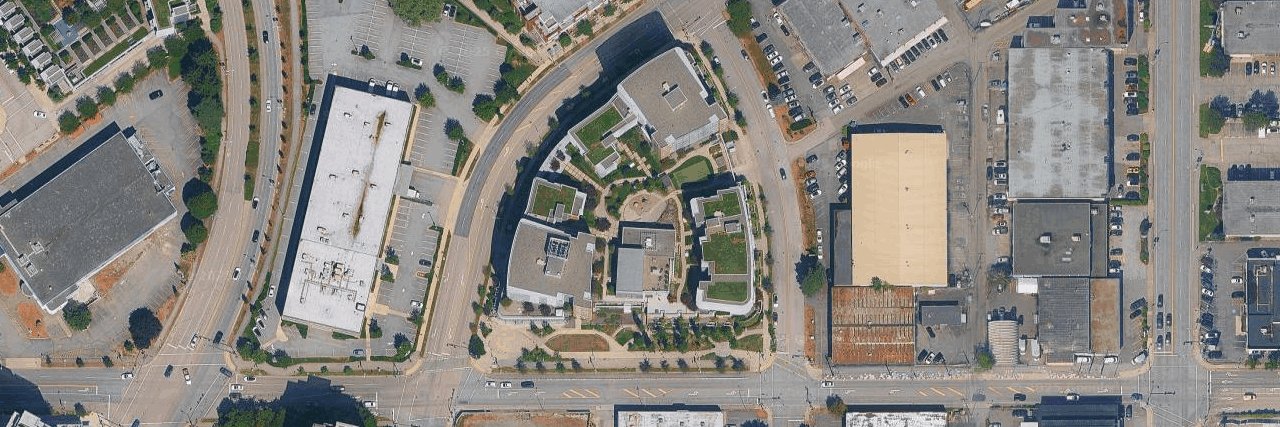 Brighouse aerial view