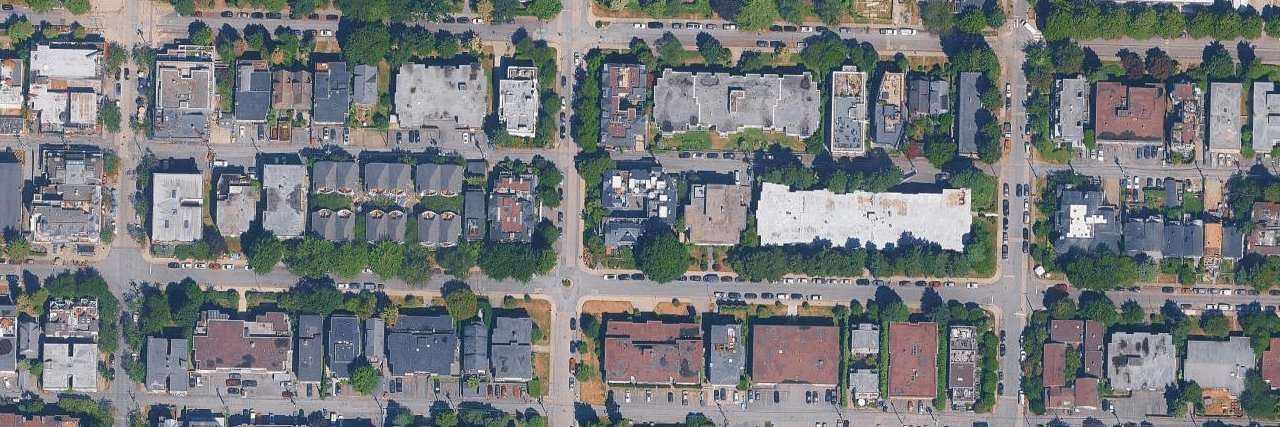 Arbutus Court aerial view