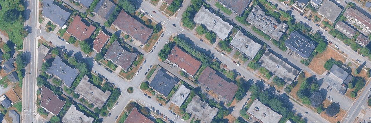 Seadale Place aerial view