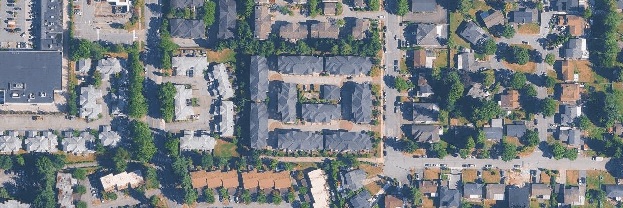 Blossom Court aerial view