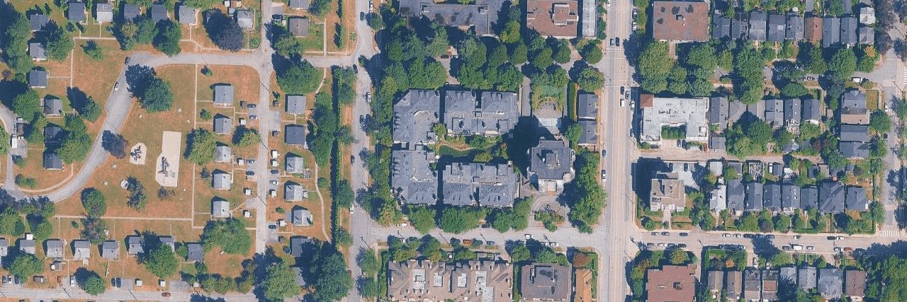 Mayfair House aerial view