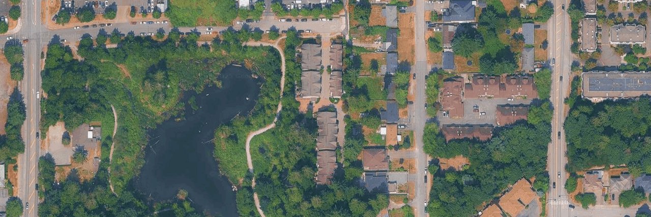 Cedar Lane aerial view