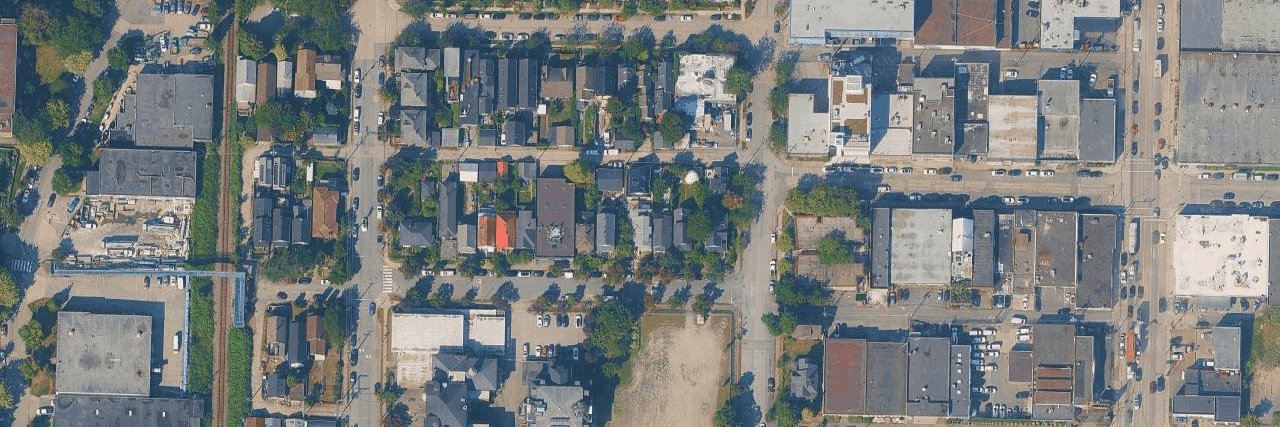 Strathcona aerial view
