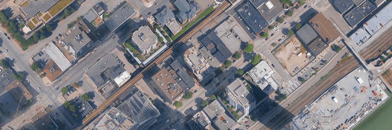 The Clarkson aerial view