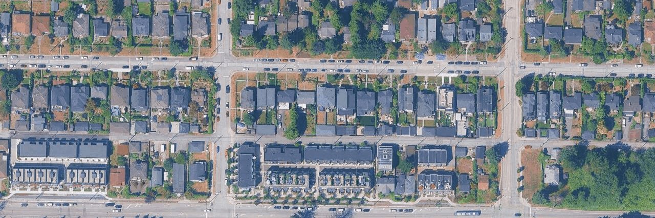 Lower Lonsdale aerial view