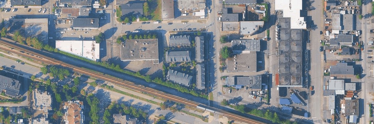 Villo Metrotown aerial view