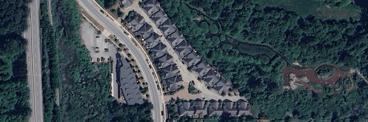 Meighan Creek aerial view