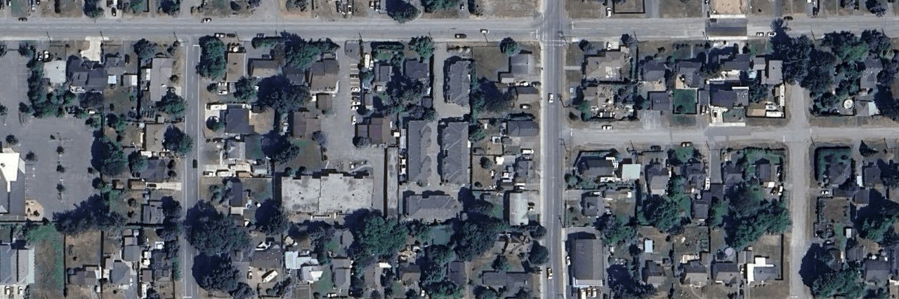 Orchard Lane aerial view