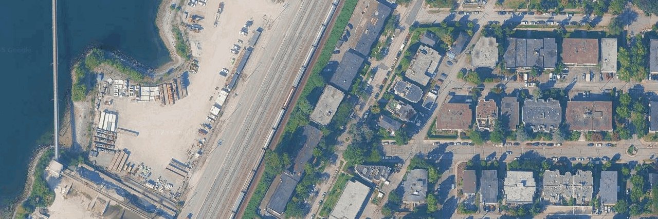Wall Court aerial view