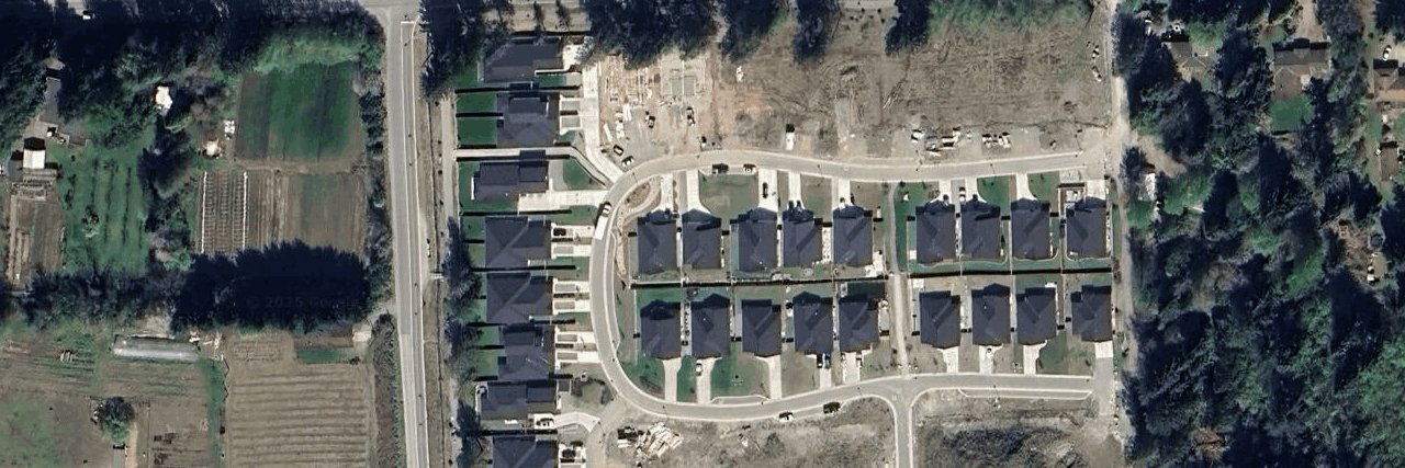 Parkland aerial view