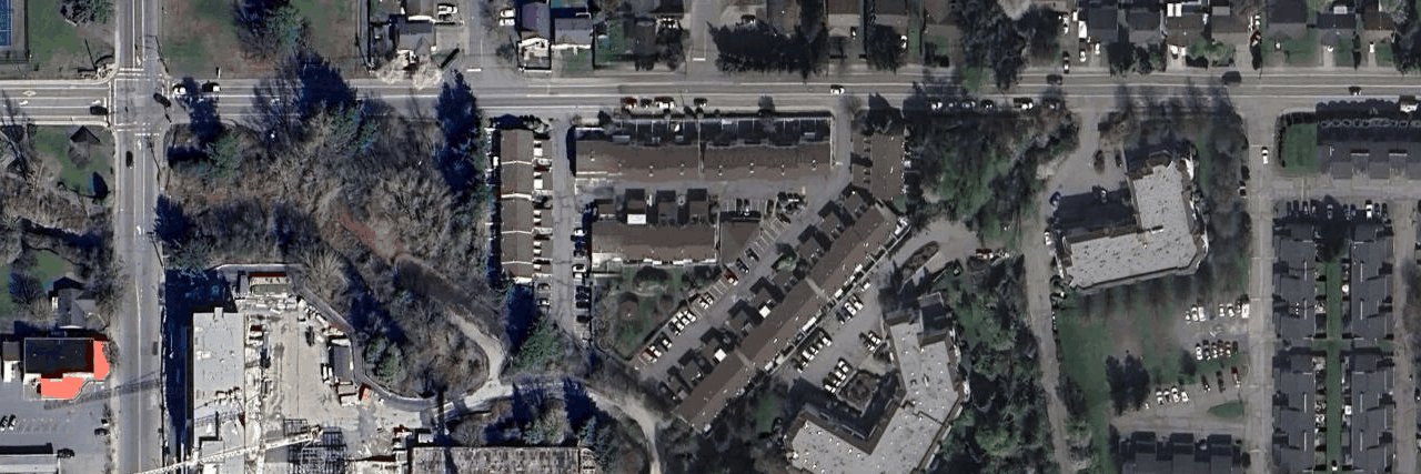 Twins Firs aerial view