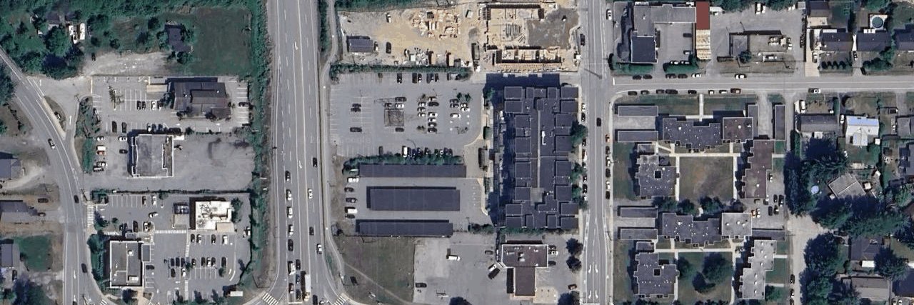 Spectacle aerial view