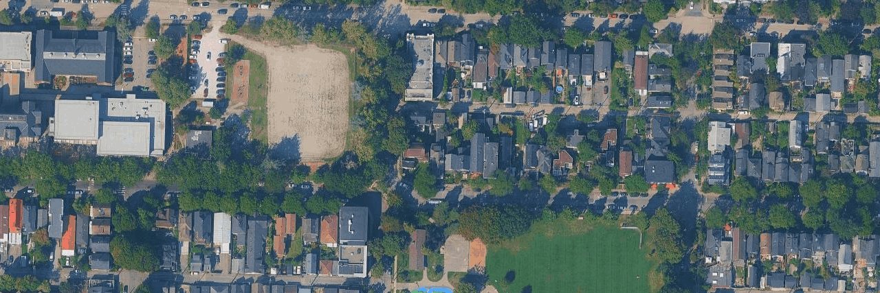Strathcona aerial view
