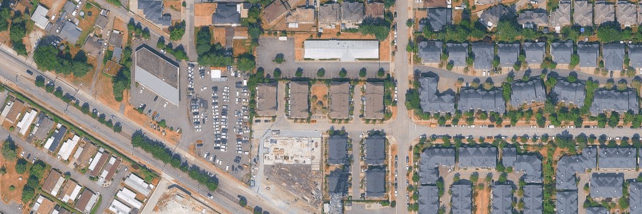 Yorkson Crescent aerial view