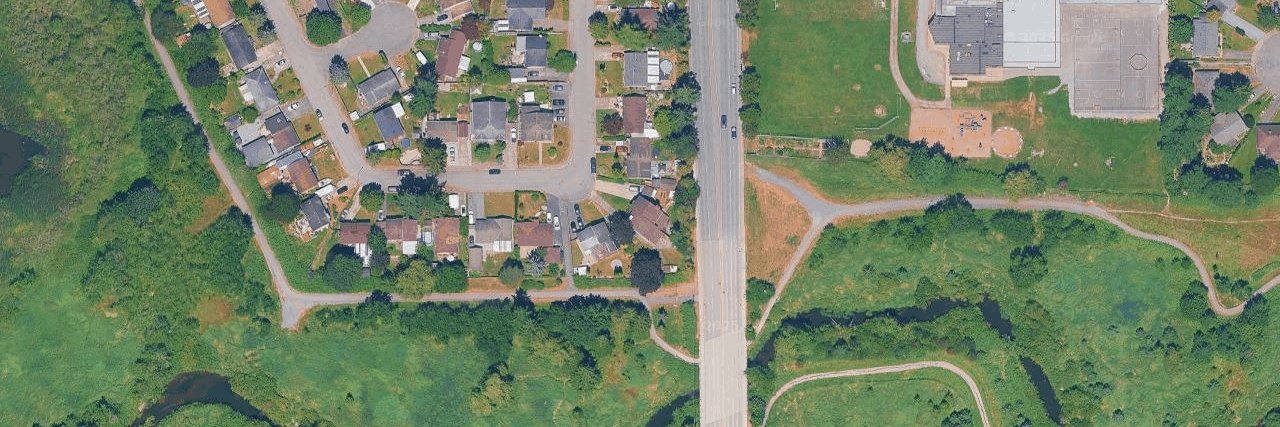 Brydon Park aerial view