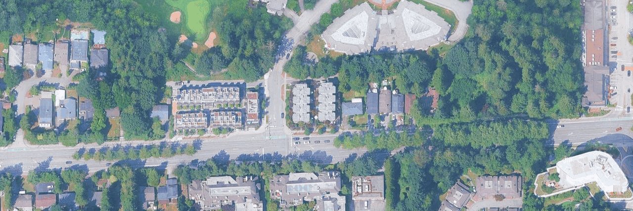 Parkgate Townhomes aerial view