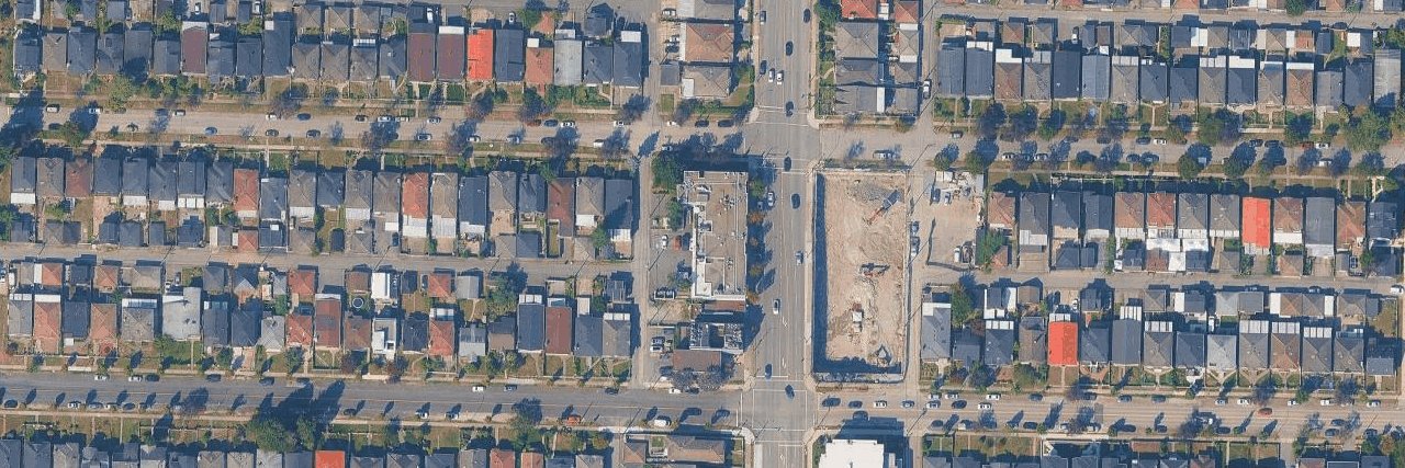 Fraser Plaza aerial view