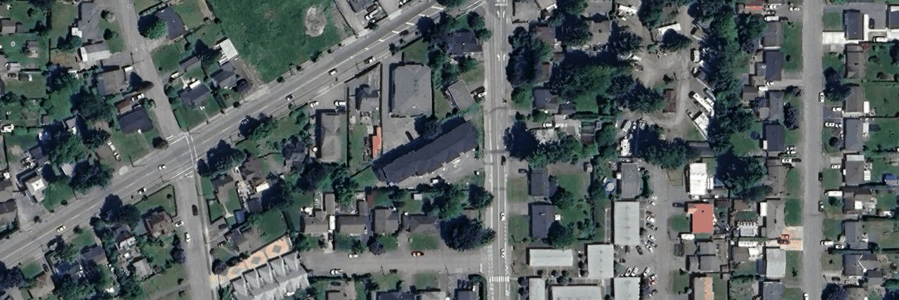 Broadway Gardens aerial view