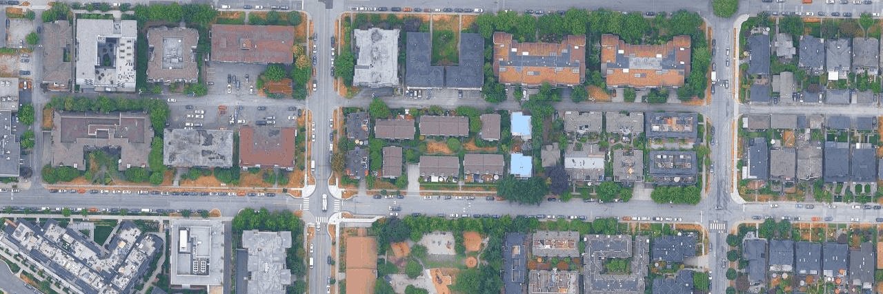 Cedar Court aerial view