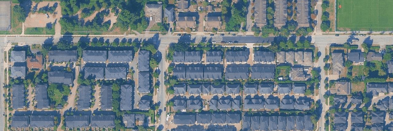 Granville Garden aerial view