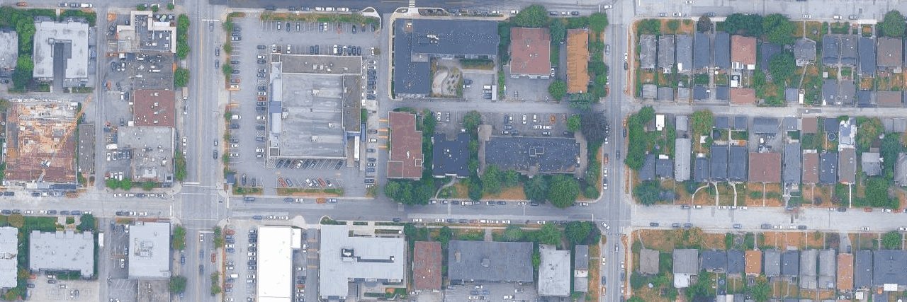 Georgian Manor aerial view