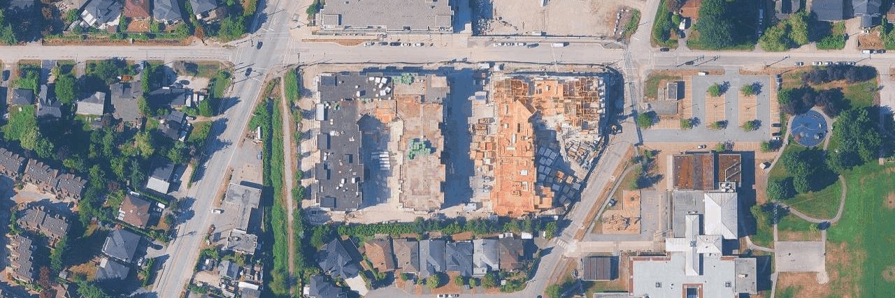 Hamilton Village Phase 2 - East aerial view