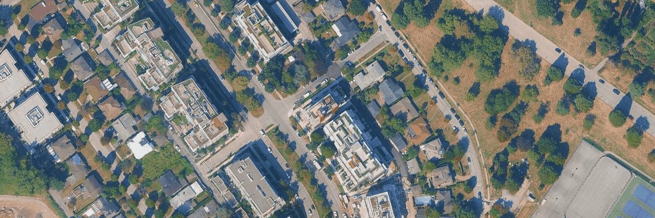 The Charlotte aerial view