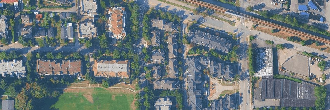 The Heights At Royal Oak aerial view