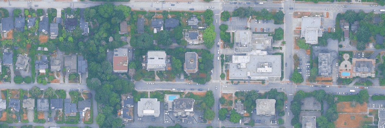 Wesmoor House aerial view
