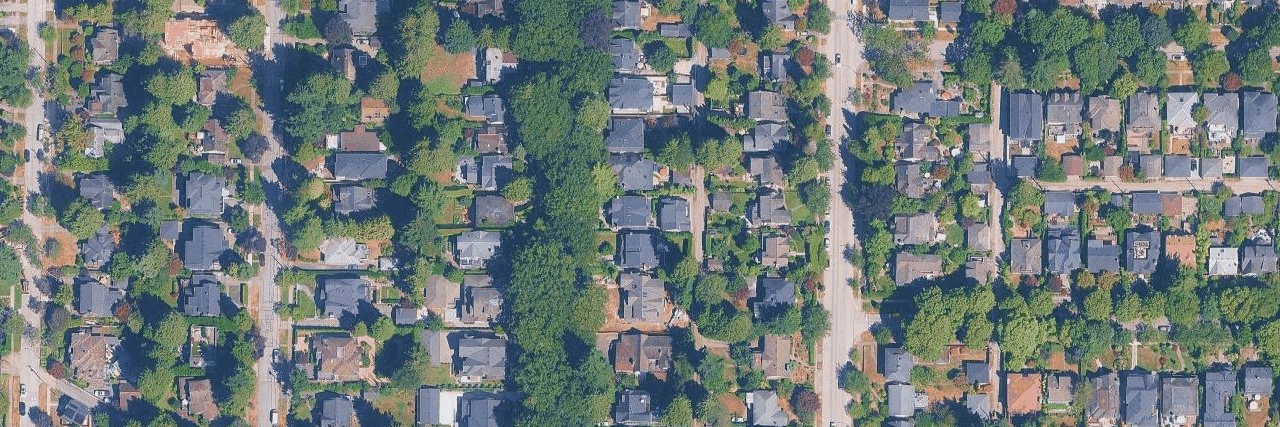 Alma House aerial view