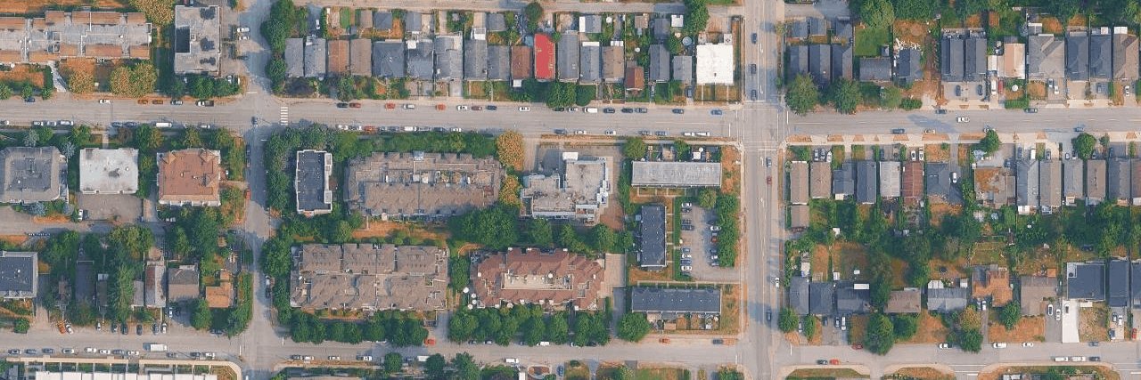 Coquitlam Place aerial view