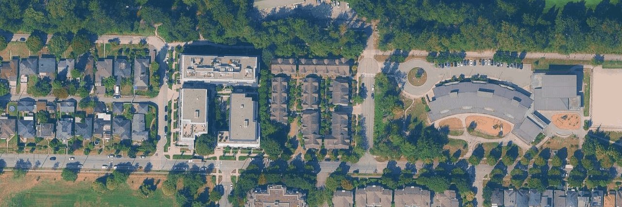 Langara Green aerial view