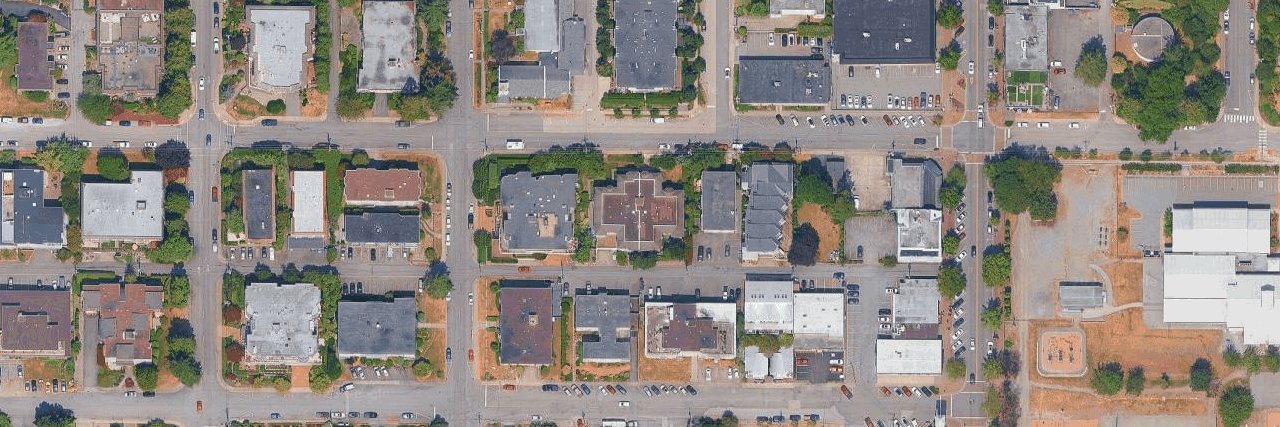 The Carrington aerial view